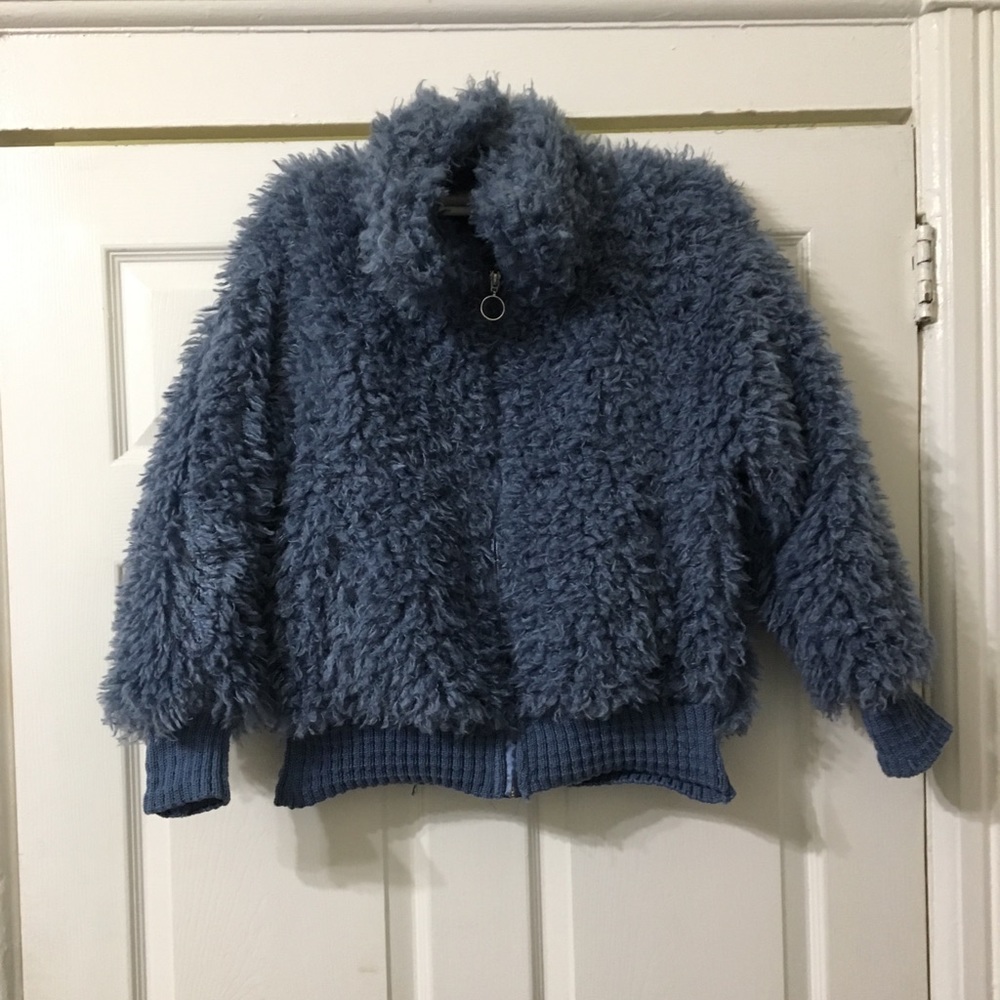 Furry Boy Blue Women’s Jacket